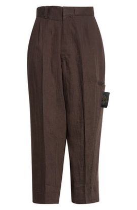 Undercover Undercover Crop Linen Straight Leg Pants