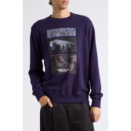 Undercover Undercover Graphic Cotton Fleece Sweatshirt