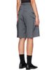 UNDERCOVER UNDERCOVER Gray UP2F1505 Long Panel Shorts - 3