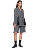 UNDERCOVER UNDERCOVER Gray UP2F1505 Long Panel Shorts - 4