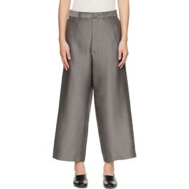 UNDERCOVER UNDERCOVER Gray Wool Silk Trousers