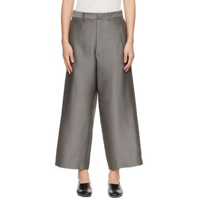 UNDERCOVER UNDERCOVER Gray Wool Silk Trousers