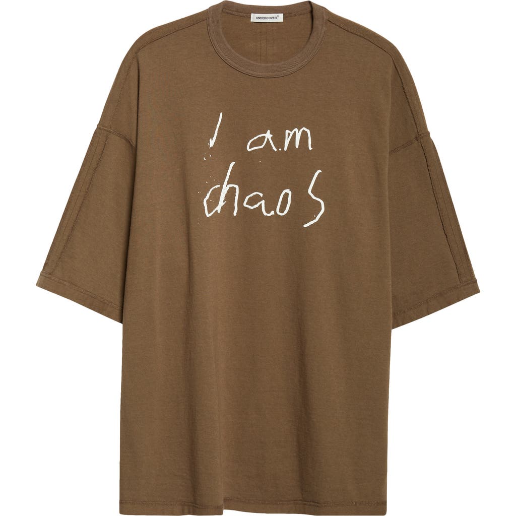 Undercover Undercover I Am Chaos Oversize Graphic T-Shirt