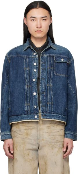 UNDERCOVER UNDERCOVER Navy UC1F4204-1 Denim Jacket
