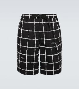 Undercover Undercover Printed technical shorts