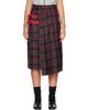UNDERCOVER UNDERCOVER Red & Green UP2F1603 Midi Skirt - 1