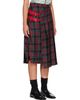 UNDERCOVER UNDERCOVER Red & Green UP2F1603 Midi Skirt - 2