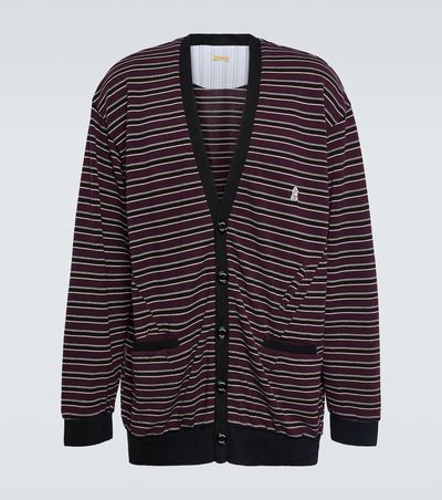 Undercover Undercover Striped cotton cardigan