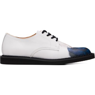 UNDERCOVER UNDERCOVER White George Cox Edition 4 Eyelet Derbys