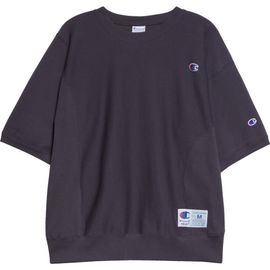 Undercover Undercover x Champion Short Sleeve Cotton Fleece Sweatshirt