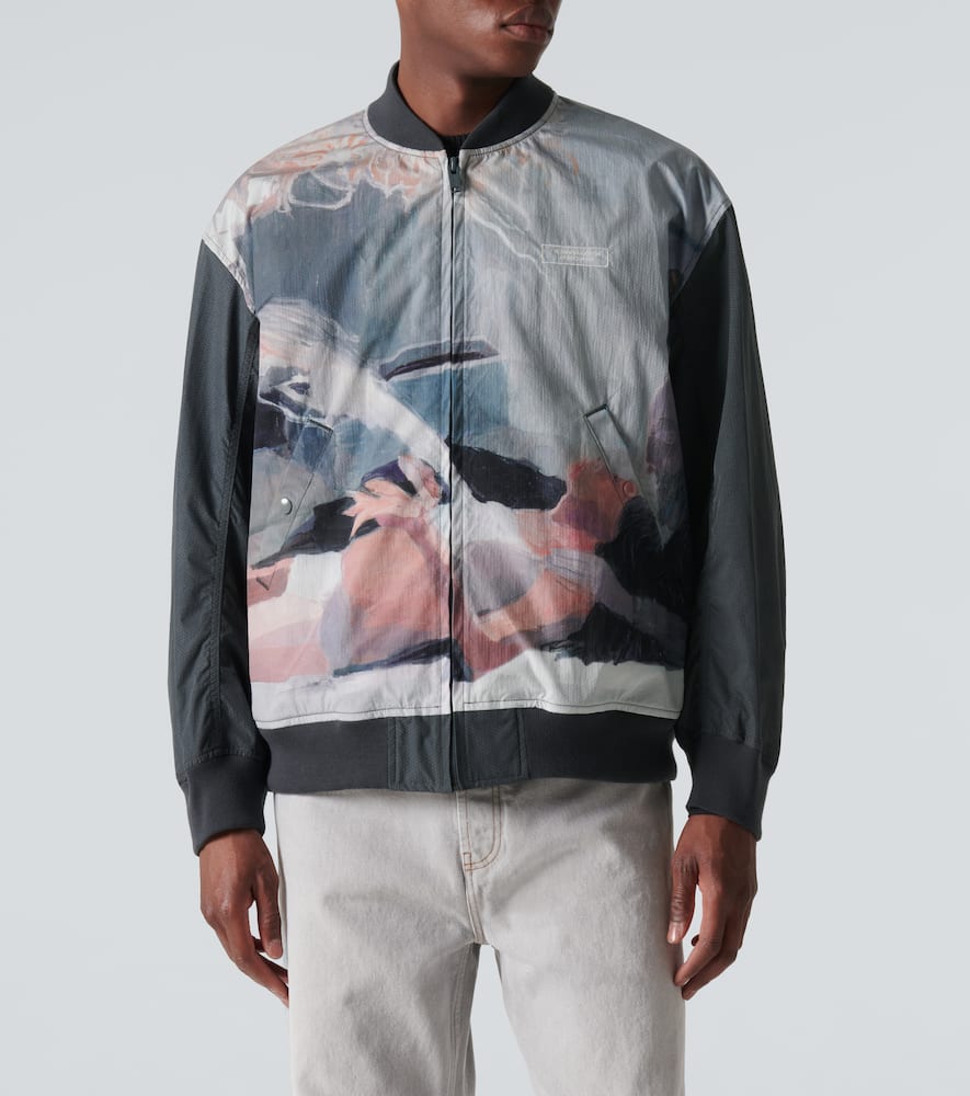 Undercover - x Helen Verhoeven printed bomber jacket