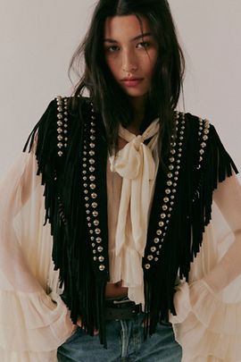 Understated Leather So Studded Suede Collar