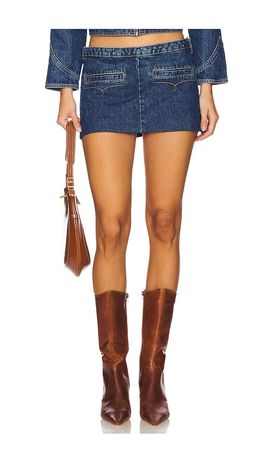Understated Leather Understated Leather Bandit Micro Mini Skirt
