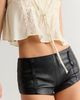 Understated Leather Understated Leather Belted Leather Rocker Shorts - 3