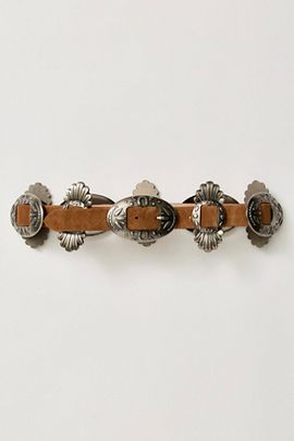 Understated Leather Understated Leather Concho Buckle Belt