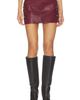 Understated Leather Understated Leather Concho Leather Skirt - 1