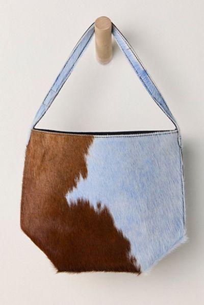 Understated Leather Understated Leather Cowhide Medium Bucket Bag