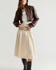 Understated Leather Understated Leather Cropped Bomber Jacket - 3