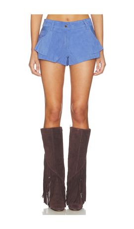 Understated Leather Understated Leather Dixie Frill Short