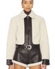 Understated Leather Understated Leather Faux Shearling Leather Jacket - 1