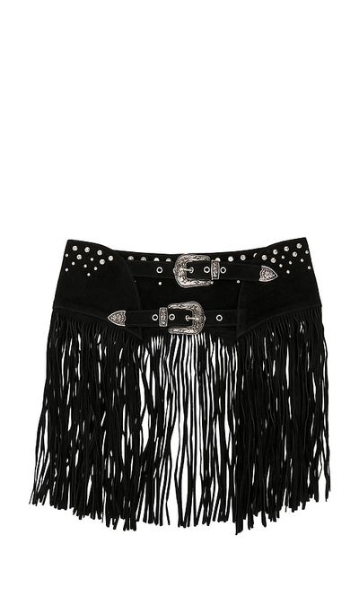 Understated Leather Understated Leather Fringe Studded Belt
