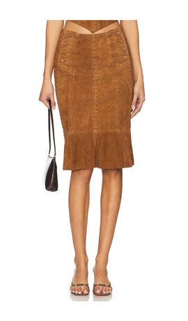 Understated Leather Understated Leather Handkerchief Leather Skirt