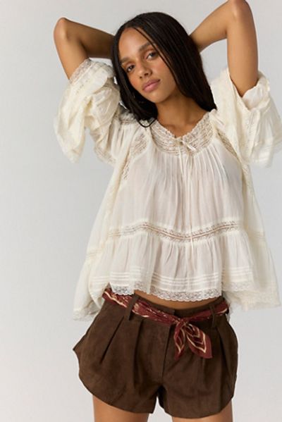 Understated Leather Understated Leather Josie Pleated Micro Shorts