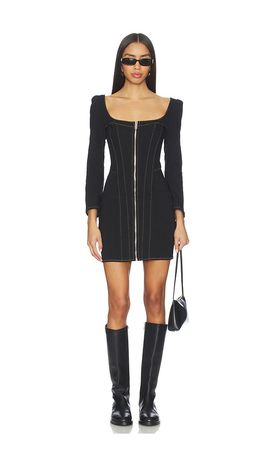 Understated Leather Dresses