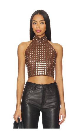 Understated Leather Understated Leather Studded Top