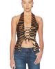 Understated Leather Understated Leather x REVOLVE Backless Zebra Top - 1