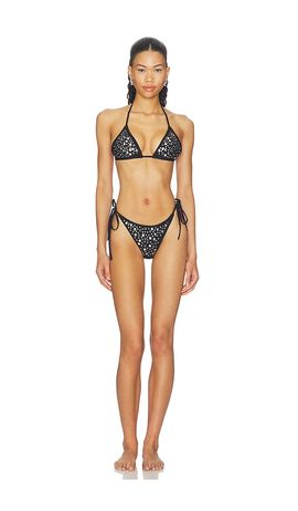 Understated Leather Understated Leather x REVOLVE Midnight Motors Studded Bikini