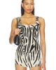 Understated Leather Understated Leather x REVOLVE Zebra Bustier Top - 1