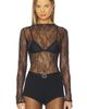 Undress Code Undress Code Body Electric Bodysuit Black - 1