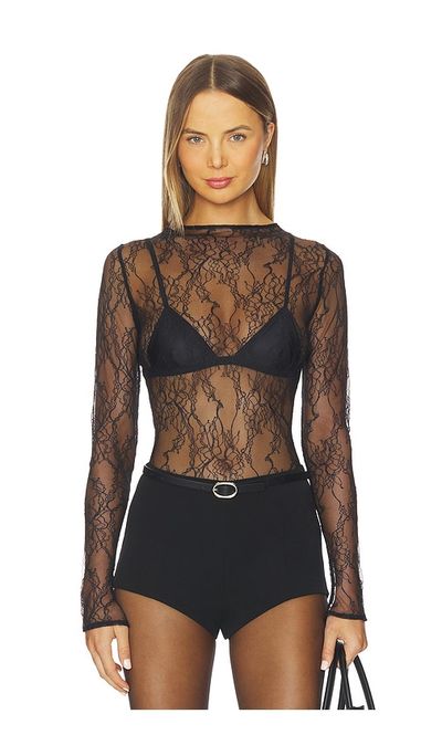 Undress Code Undress Code Body Electric Bodysuit Black