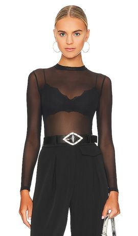 Undress Code Undress Code Stay Simple Mesh Bodysuit