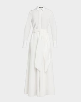 Ungaro Harriet Belted Maxi Shirtdress