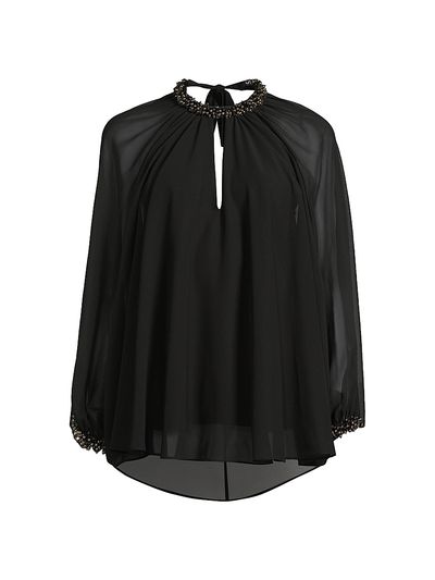 Ungaro Women's Avery Embellished Cape Blouse