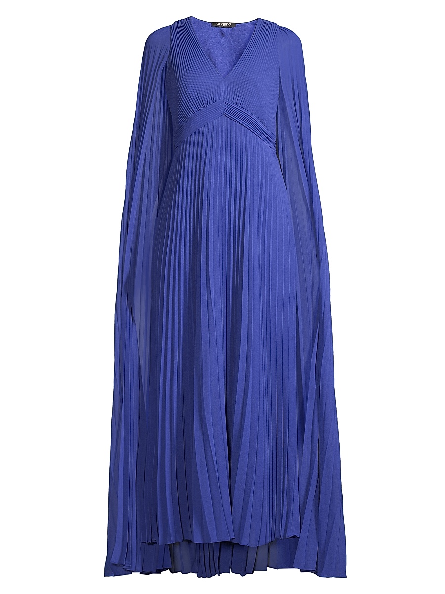 Ungaro - Women's Joelle Pliss Cape Maxi Dress