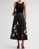 Ungaro Women's Lindsey Embroidered Midi Skirt - 2