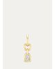 Uniform Object 18K Carriage Charm with Pear Diamond - 1