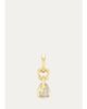 Uniform Object 18K Carriage Charm with Pear Diamond - 2