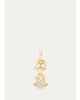 Uniform Object 18K Carriage Charm with Round Diamond - 2