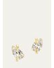 Uniform Object 18K Mantle Stud Earrings with Pear Diamonds - 1