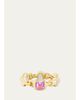 Uniform Object 18K Supernova Ring with Diamonds and Gemstone - 1