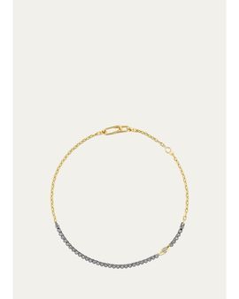 Uniform Object 18K Vessel Tennis Necklace with Diamonds