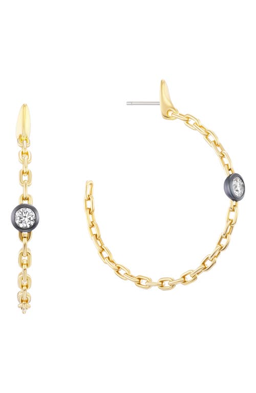 Uniform Object Uniform Object Power Diamond Hoop Earrings