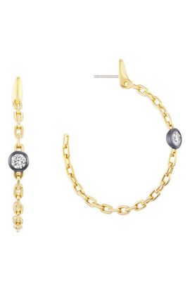 Uniform Object Uniform Object Power Diamond Hoop Earrings