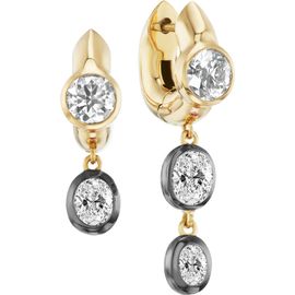 Uniform Object Uniform Object Tusk Diamond Drop Earrings