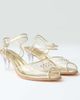Unique Vintage Unique Vintage 1940's Rhinestone Kitten Heels - 1