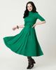 Unique Vintage Unique Vintage 1950s Turtleneck Midi Dress - 3